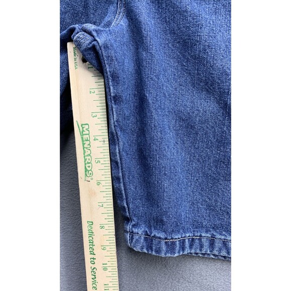 Vintage Wrangler Carpenter Shorts Mens Size 38 Relaxed Fit Hammer Loop Blue - Picture 6 of 16